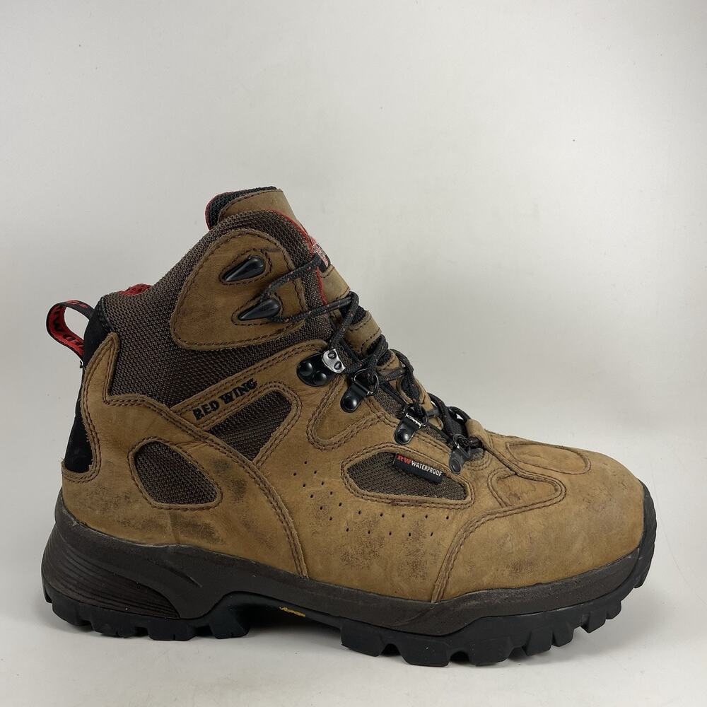 Red Wing TruHiker 8675 Waterproof Work Boots Mens Size 10 Wide E2 Brown Hiking